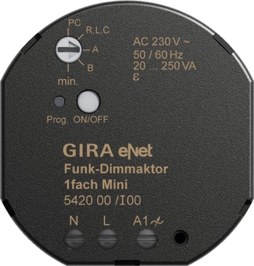 GIRA - GGI542000 ATT. DIMMER RADIO MINI 20-250 VA GIRA EN