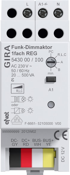 GIRA - GGI543000 ATT. DIMMER RADIO AMG 1X GIRA ENET