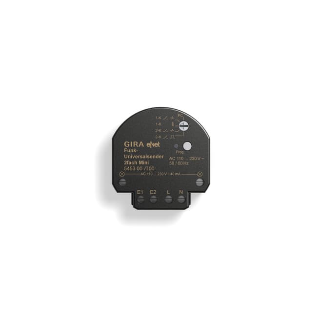 GIRA - GIR545300 TRASMETTITORE UNIV. RF 2 MOD. MINI GIRA