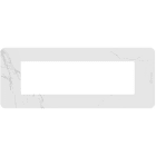 BTICINO - BTIJA4807EM MATIXGO - PLACCA 7P CARRARA