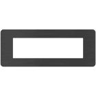 BTICINO - BTIJA4807EN MATIXGO - PLACCA 7P BLACK NICKEL