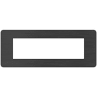 BTICINO - BTIJA4807EN MATIXGO - PLACCA 7P BLACK NICKEL