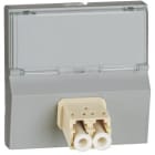 BTICINO - BTIJG4268LC MATIXGO - CONNETTORE OTTICO LC GRIGIO