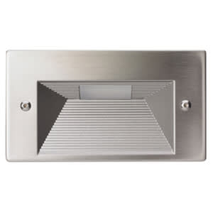 GOCCIA ILLUMINAZIONE - GOC5473IN QUANTUM MASCHERA INOX ORIZZONTALE