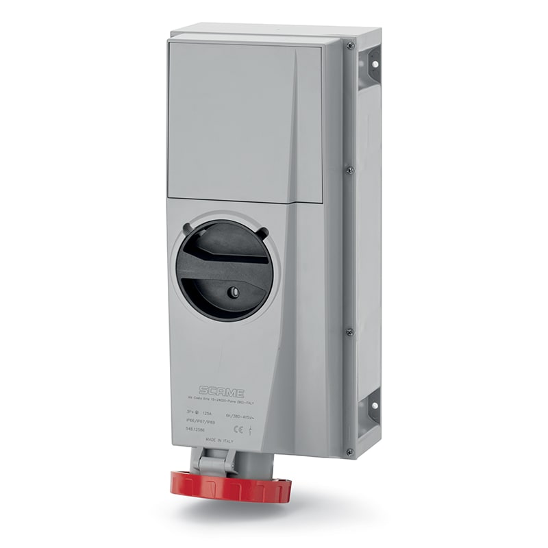 SCAME PARRE SPA - SCA548.12583 PRESA INTERBL. BOX 2P+T IP67 125A 6H