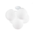 ROSSINI - RSS5487-20-B PLAFONIERA BIANCA/VETRO SATINATO E27 IP20 50CM