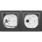 GIRA - GGI5502910 SCATOLA SOPRA INT. 2X SYSTEM 106 ANTRACI