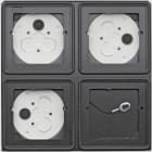 GIRA - GIR5508902 SCATOLA SI 2X 2 MOD. SYSTEM 106 BNC TRAF