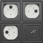 GIRA - GIR5508910 SCATOLA SI 2X 2 MOD. SYSTEM 106 ANTRACIT