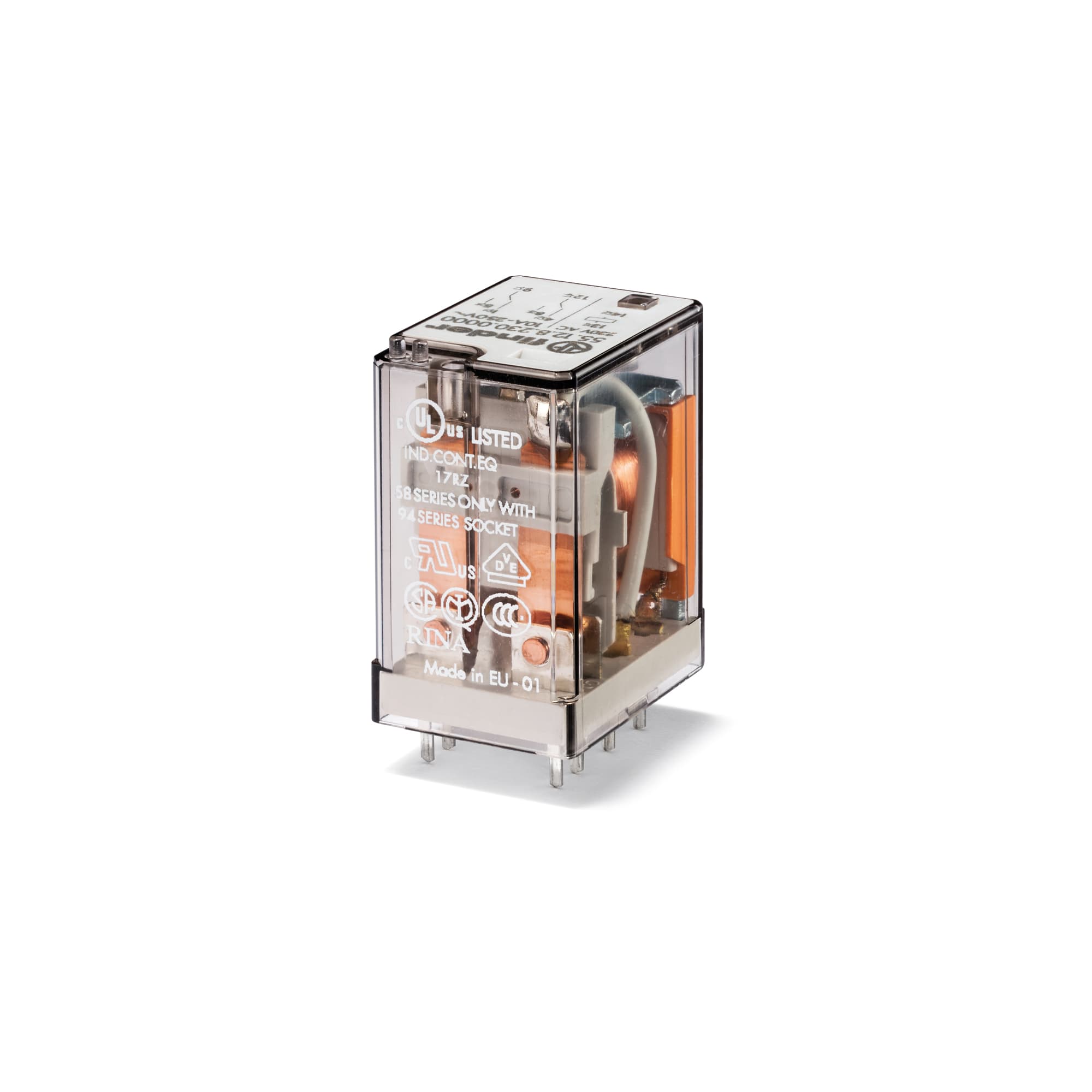 FINDER SPA - FIN551290120001 RELE INDUSTRIALE C.S. 2 CONTATTI 10A