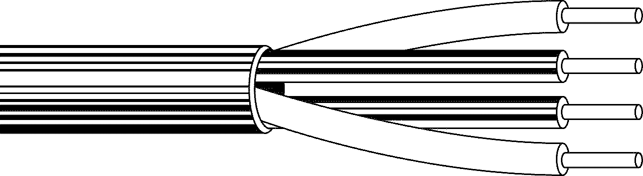 ITC INDUSTRIA TECNIC - ITCNP415AMM100 COLLEG.ELETTROUT. 4X1,50 ARANCIO M.100 F