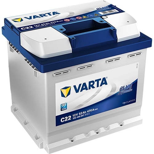 CAR SERVICE SRL - CASC22 BATTERIA C22 52AH 207X175X190