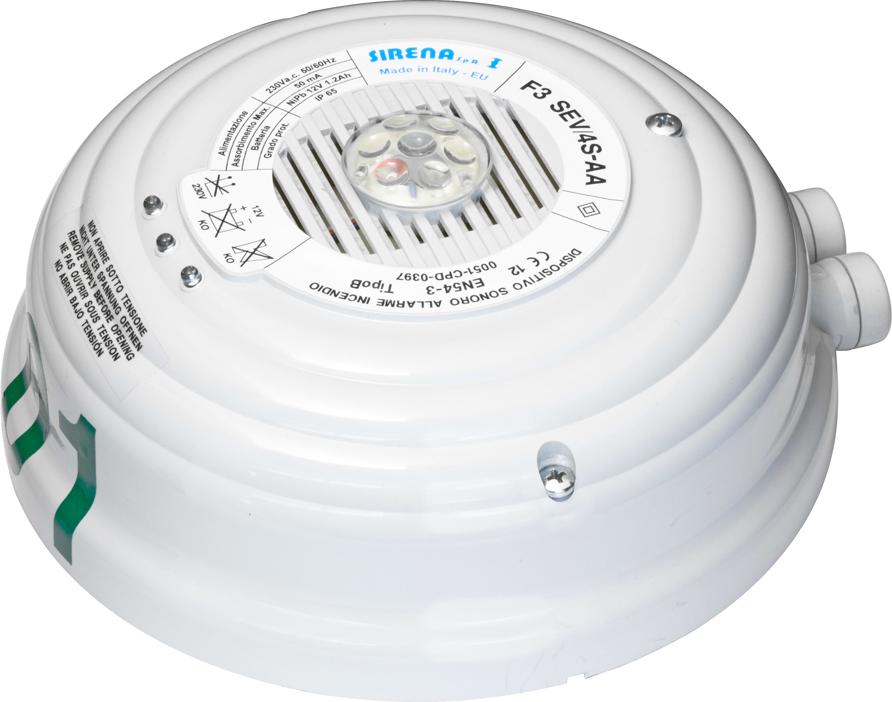 SIRENA - SIR55307 F3 SEV 4S AA V230AC GY