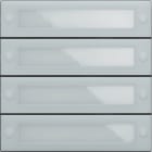 GIRA - GGI5539000 MOD.PS.CHIAMATA 4 MOD. TASTI MIS SYSTEM
