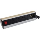 EXCEL - EXL555-273 Excel Desk Power 4x UK - 2x 6C Aperture