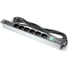 MAYFLEX UK LIMITED - EXL555-292 PDU orizz. 6 prese 2P+T 16A con Int Lum