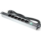 EXCEL - EXL555-294 PDU ORIZZ. 8 PRESE 2P+T 16A CON INT LUM