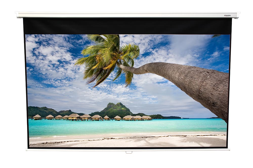 MELCHIONI SPA - MEM558000503 SCHERMO MANUALE 300X170CM CON TELA BIANC