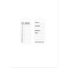 CEMBRE SPA - CEM56006-GB CARTELL.WIT-W PVC MORB.40X100X0,5 WH IN