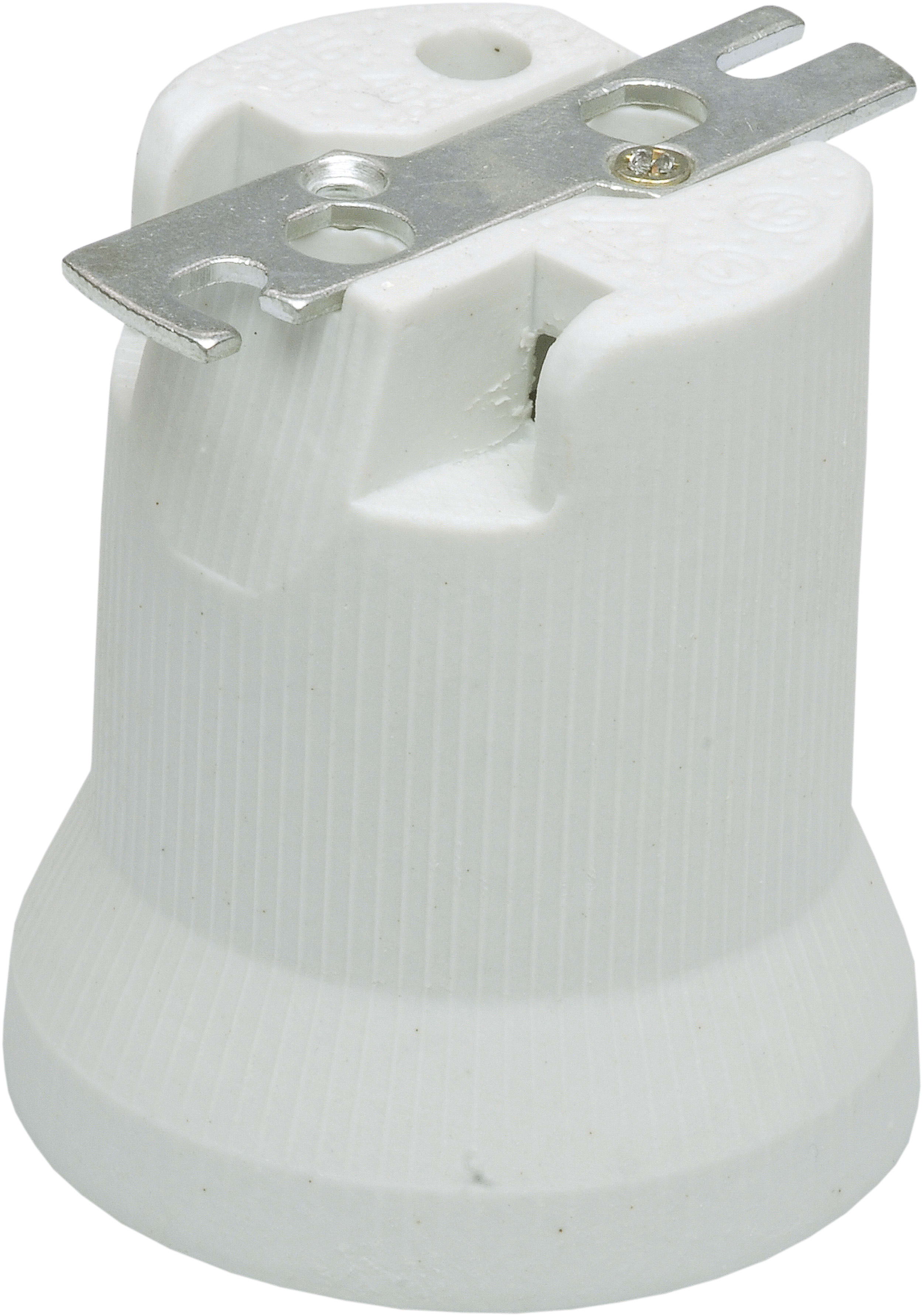 LE PROLUNGHE SAS - PRG561 PORTALAMPADA E40 PORCELLANA CON STAFFA