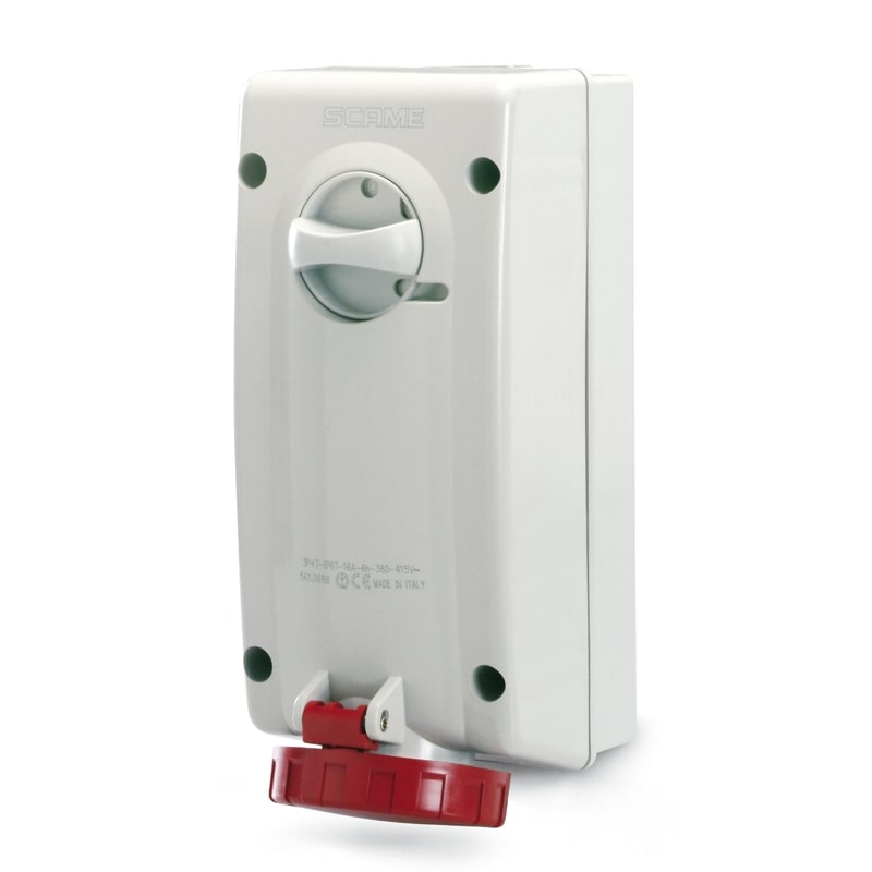 SCAME PARRE SPA - SCA561.3287 PRESA ADVAN. 2 3P+N+E 32A 6H IP67 S/FUS