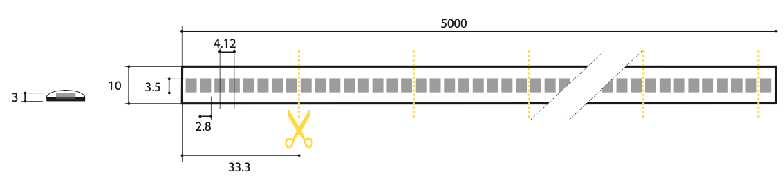 SICOM - SOL5611792765 SIRIOTAPE 17W/M 927 24V SUPERBRIGHT - IP