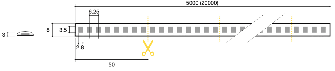 SICOM - SOL561992765XL SIRIOTAPE9,6W/M927 24VSUPERBRIGHT IP65XL