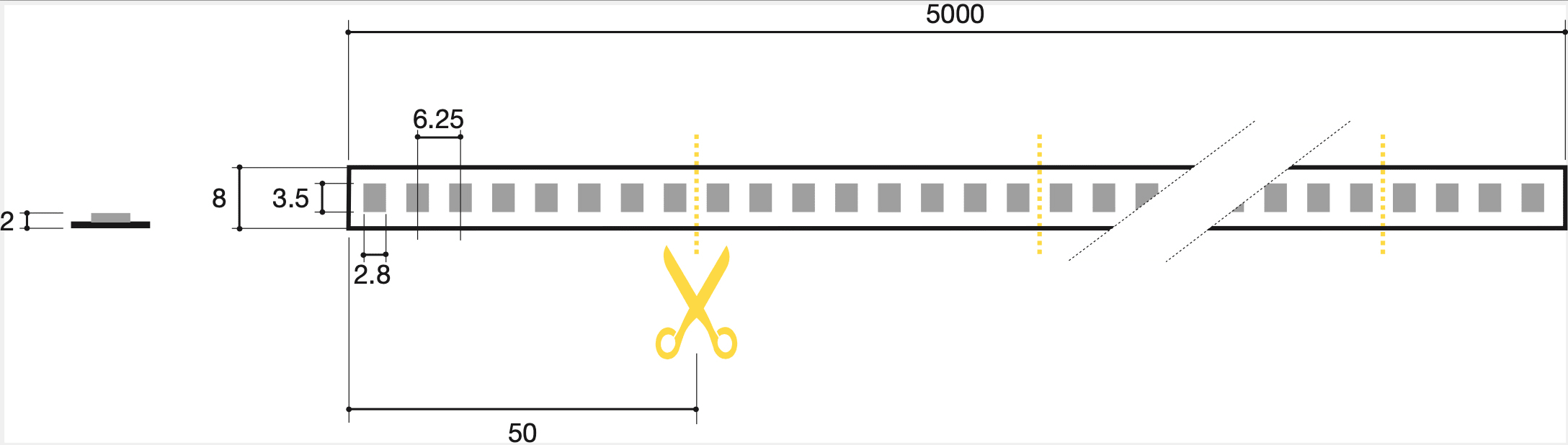 SICOM - SOL561993020 SIRIOTAPE 9,6W/M 930 24V SUPERBRIGHT