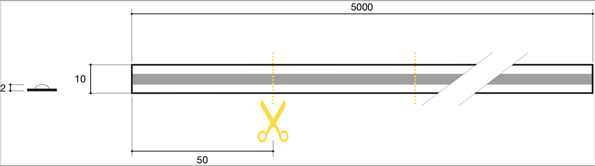 SICOM - SOL561COB1594020 SICOMTAPE COB 15W 940 24V