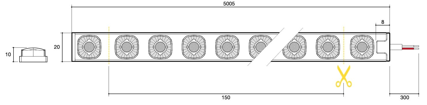 SICOM - SOL562WL4519RGBW367 SICOMTAPE WALLW 45? 19W RGBW 3000K-5M IP