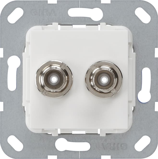 GIRA - GIR563003 BNC 2X COLL. CRIMPATO MODULO BNC PURO