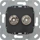 GIRA - GIR563010 BNC 2X COLL. CRIMPATO MODULO NERO O