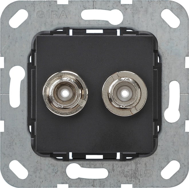 GIRA - GGI563010 BNC 2X COLL.CRIMPATO