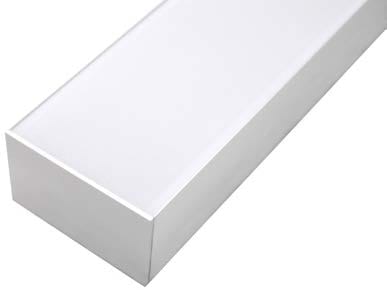 ELCOM SRL - EOW5634-OA01L30 KIT 5634 OPALE ALTO BIANCO L=3000MM