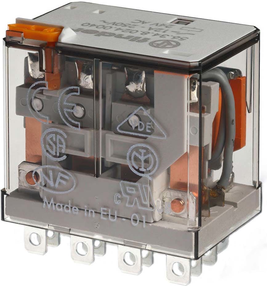 FINDER SPA - FIN563490600040 RELE DI POTENZA 4 CONTATTI 12A