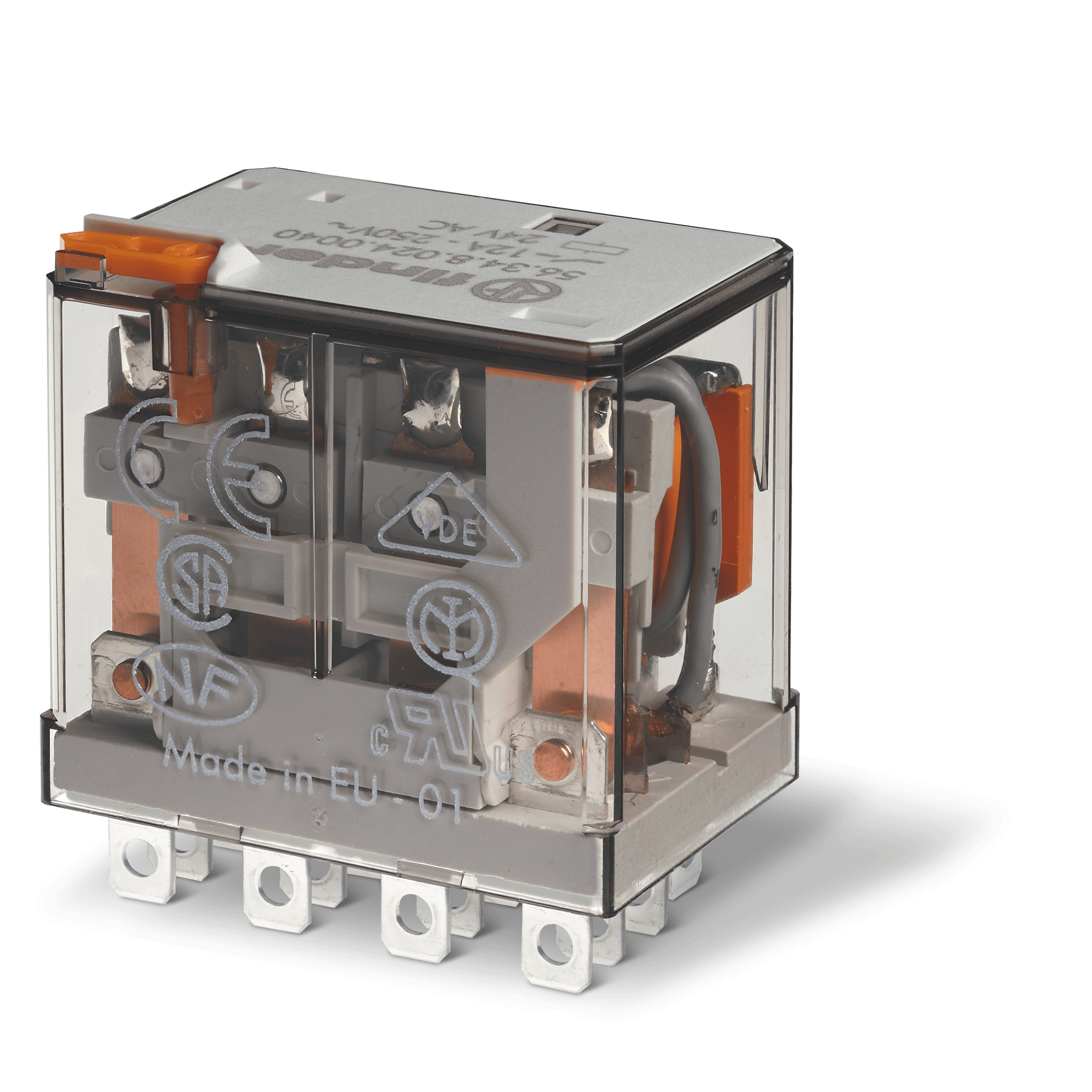 FINDER SPA - FIN563491100070 RELE DI POTENZA 4 CONTATTI 12A