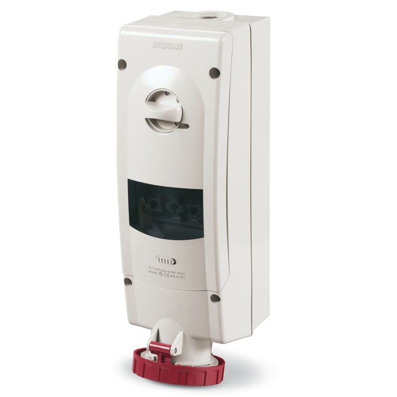 SCAME PARRE SPA - SCA563.6378 PRESA ADVANCE 2 2P+T 63A 9H IP67 C/FUS