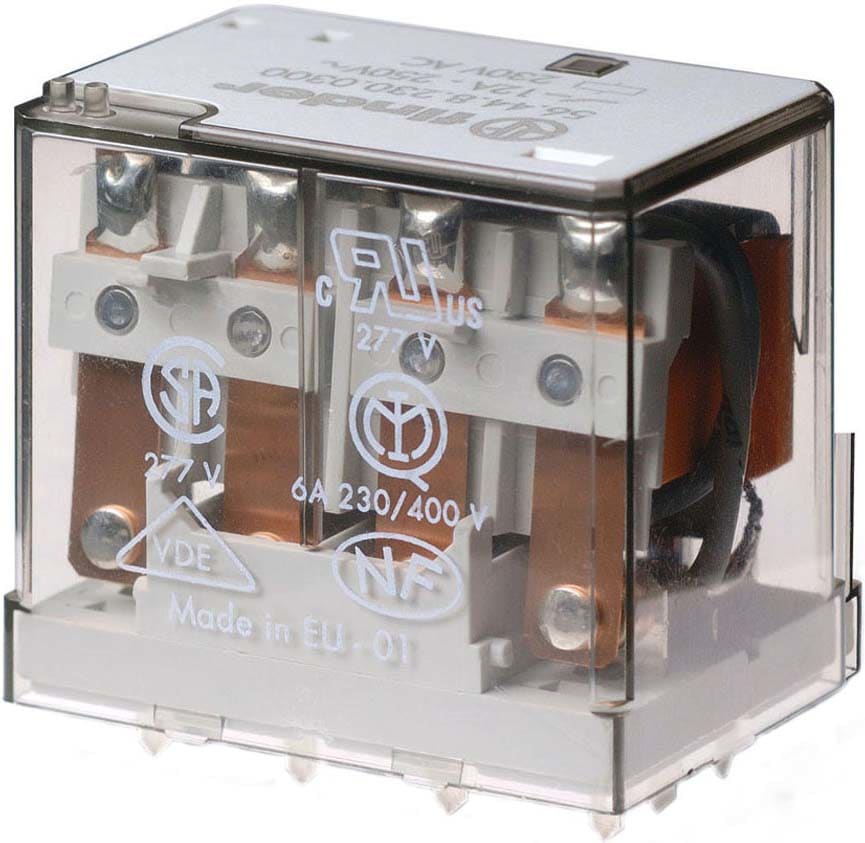 FINDER SPA - FIN564484000000 RELE DI POTENZA C.S 4 CONTATTI 12A