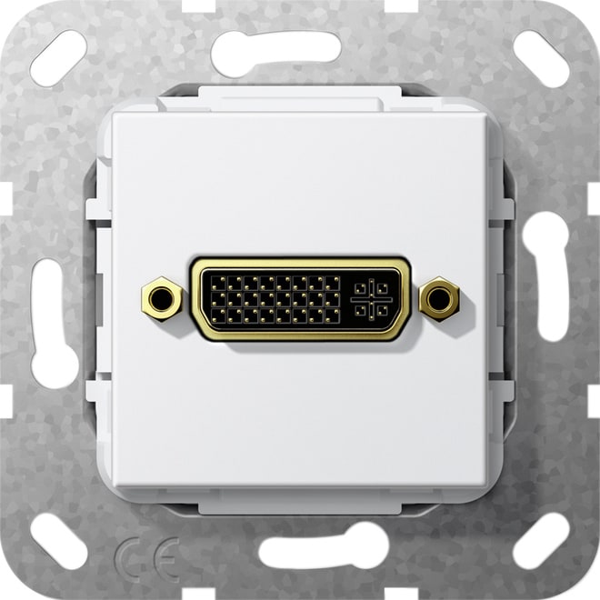 GIRA - GGI564403 DVI (24+5) GENDER CHANGER MODULO BNC PUR