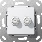 GIRA - GIR565103 PRESA SAT F 2-M CONN.