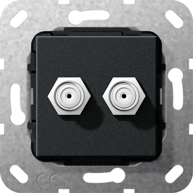 GIRA - GIR565110 PRESA SAT F 2-M CONN.