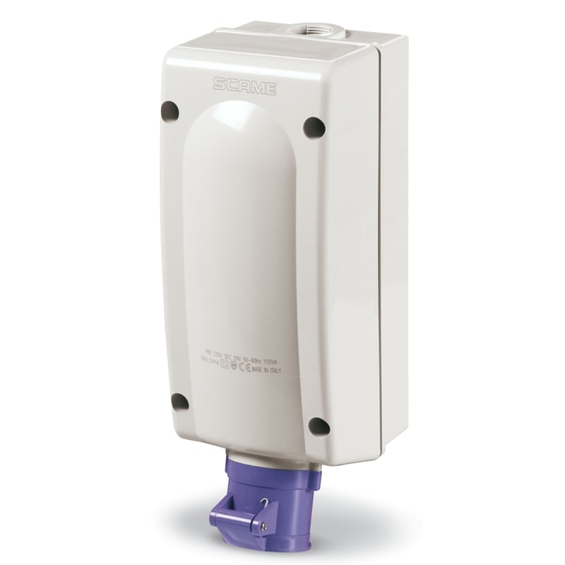 SCAME PARRE SPA - SCA565.2416 PRESA ADVANCE 2 2P 16A IP44 C/TRASF.