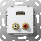 GIRA - GIR567303 RCA AUDIO HDMI CONN.