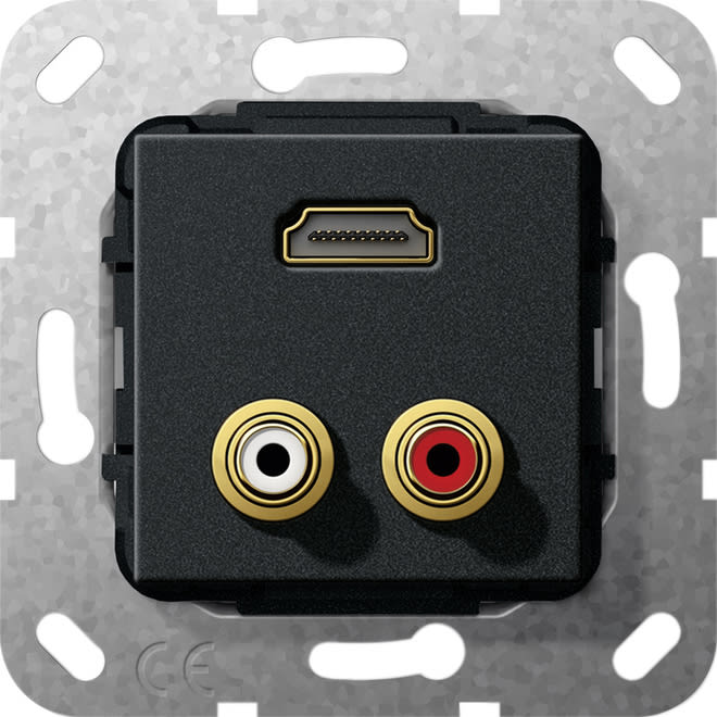 GIRA - GIR567310 HDMI, CINCH AUDIO GENDER CHANGER MODULO