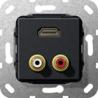 GIRA - GIR567310 RCA AUDIO HDMI CONN.