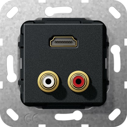 GIRA - GGI567310 HDMI, CINCH AUDIO GENDER CHANGER MODULO