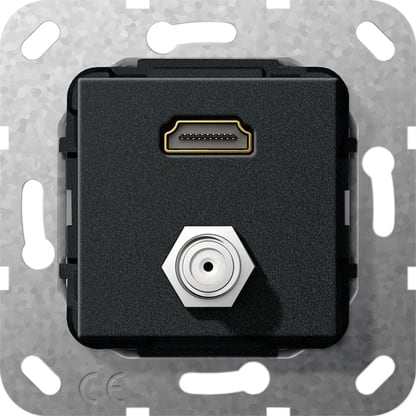 GIRA - GGI567510 HDMI SAT PRESA F GENDER CHANGER MODULO N
