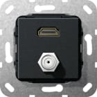 GIRA - GGI567510 HDMI SAT PRESA F GENDER CHANGER MODULO N