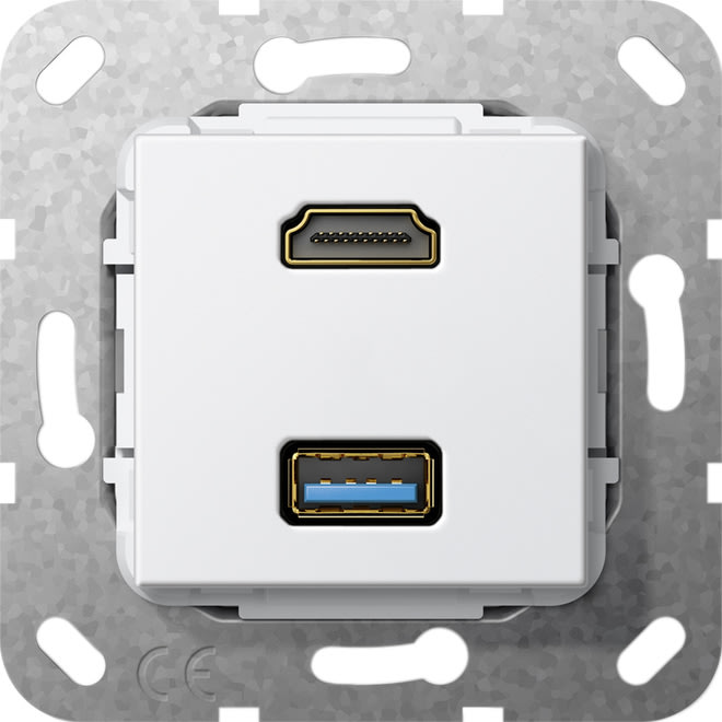 GIRA - GIR567803 HDMI USB 3.0 A G-CH MODULO BNC PURO