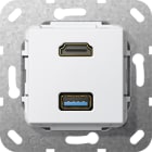 GIRA - GGI567803 HDMI USB 3.0 A CONN.